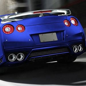 2pcs/套汽车牌照有色标签屏蔽罩塑料透明保护器汽车牌照罩牌照架 - Product Image 5