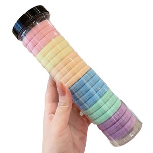 Barrettes à cheveux en conserve - sans dommage pour les cheveux - attache pour cheveux au design coréen-japonais et haute élasticité pour le soin des cheveux - Product Image 1