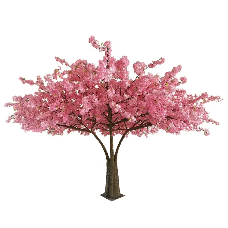 Song tao nouveaux produits grand arbre à fleurs 3.3m de haut et 6m de cerisier artificiel pour Songtao