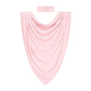 Sac de Couchage en Coton pour Bébé, Bandeau Fœtal avec Nœud, Chapeau, 2 Pièces - Product Image 5