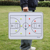 Tableau tactique d'entraîneur de basketball, surface effaçable à sec, magnétique, en aluminium, pliable, portable, analyse de stratégie de basketball