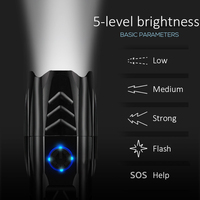 1000LM P90 lampe de poche à lumière forte Zoom extérieur lampe de poche portable longue portée charge haute puissance lampe de poche haute luminosité