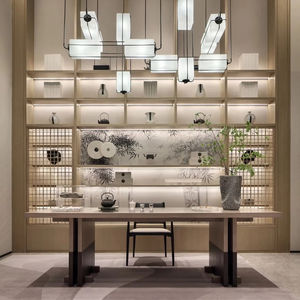Design professionale moderno stile cinese in legno <span class=keywords><strong>Etagere</strong></span> libreria durevole eco-friendly mobili mobili da soggiorno - Product Image 1
