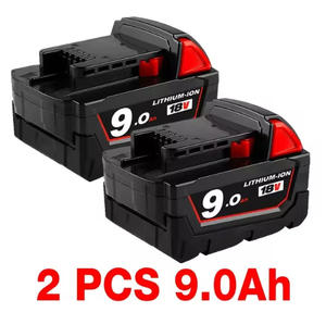 Nueva Batería de Iones de Litio de 18V para M18B6 18V XC 12Ah <span class=keywords><strong>9Ah</strong></span> 48-11-1860 - Product Image 3