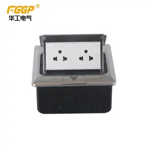 Best Wholesale Price Floor Flush Mounted Different Standard Approved Pop Up Power Socket Receptacle With Steel Box