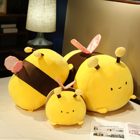 Juguete de Peluche de Abeja Pequeña, Creativo y Lindo, Simulación de Abeja, Almohada de Abeja para Niños, Decoración del Hogar