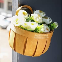 Vente chaude Naturel Mode Nouveau Design Maison Vacances Décoration Panier De Fleurs Pour Le Mariage De Noël