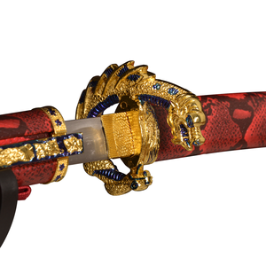 Popular 98cm/77cm/42cm conjunto de 3 piezas Katana decorativa <span class=keywords><strong>Dragon</strong></span>'s Kiss espada de juguete para venta al por mayor para regalo de colección - Product Image 5