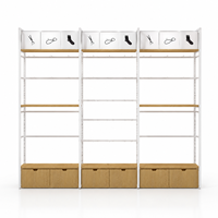 Présentoir Moderne Double Face pour Sous-vêtements, Montage Facile, Portant sur Pied, Idéal pour Lingerie et Boutiques de Vêtements