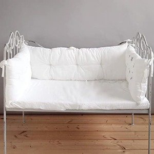 OEM bantalan kasur bayi portabel, perlindungan baru 100% katun, Bumper tempat tidur bayi - Product Image 2