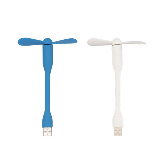 Cooling Mini Handheld USB Rechargeable Silent Office Table Small Fan Portable Stock Customizable Color Logo Plastic PVC Laptop