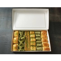 Carton en papier magnétique de luxe Boîtes d'emballage Baklava fruits secs dattes Chocolats Bonbons Emballage personnalisé Boîte cadeau pour Ramadan Eid