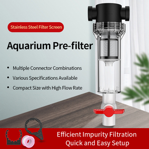 Filtre de réservoir de poissons Aquarium <span class=keywords><strong>collecteur</strong></span> de déchets de poissons séparateur d'excréments avec système de filtration de séparation efficace pour l'eau salée - Product Image 1