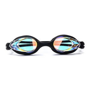 Gafas de natación antiniebla para adultos, lentes electrochapadas impermeables de silicona, equipo de natación de alta definición - Product Image 1