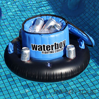 Nouveau porte-gobelet flottant de piscine de boisson de Offre Spéciale porte-gobelet gonflable de piscine avec couvercle pour la fête de piscine