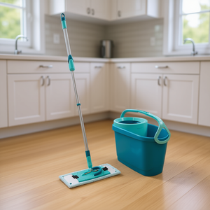 Leifheit Clean Twist M Ergo Floor <b>Mop</b> Set With Bucket And Microfiber Pad For Easy Floor <b>Cleaning</b> - Product Image 3