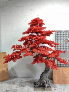 Albero di Cedro Artificiale Personalizzato OEM&ODM, Grande Bonsai di <span class=keywords><strong>Pino</strong></span> per Interni ed Esterni, Produzione Diretta - Product Image 2