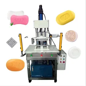 Pneumatic Laundry Bar Bath Soap Pressing Making Equipment Soap Stamping Stamper Printer Machine