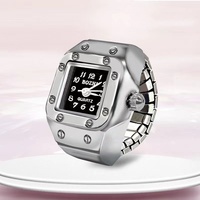 Nouvelle arrivée Hip-Hop Cool Style Mini Anneau Montres Alliage Quartz Montres pour Unisexe