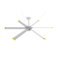 Ventilateur HVLS de haute qualité BICHEN pour l'élevage de vaches, l'écurie de chevaux, le refroidissement et la circulation de l'air, grand ventilateur de plafond industriel