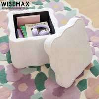 WISEMAX FURNITURE Mobilier de salon contemporain, Banc ottoman d'entrée en tissu, Banc de rangement en bois pour la fin du lit, Tabouret long pour la maison