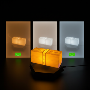 3D Printed Magnetic Levitation Money Lamp RGB Color Change Creative Floating LED <b>Light</b> <b>Plug</b>-in Home Decor - Product Image 3