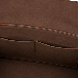 Sac de voyage en toile grande capacité avec garniture en cuir PU, design à enroulement, sac de week-end, sangle réglable, bagage décontracté - Product Image 5