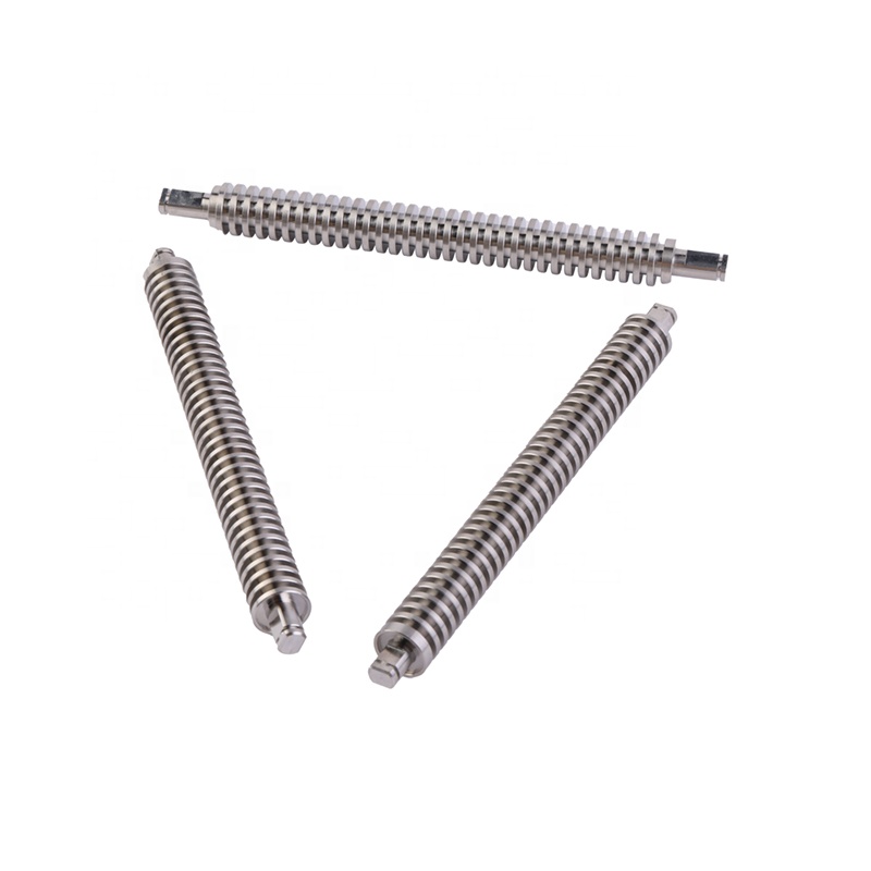 CNC вращение и фрезерование вала из нержавеющей стали с резьбой