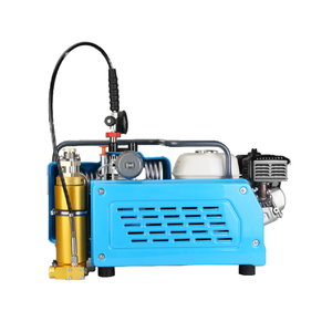 Compresseur d'air 100L 350bar, appareil respiratoire équipement pompier SCBA bouteille de gaz machine de remplissage Pertol/électrique - Product Image 1