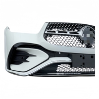 Rakitan Bumper Depan Dengan Grille Berlian Untuk Mercedes Benz GLE Class W167 AMG Line GLE350 GLE450 2020 2025 Kit Penutup Bumper
