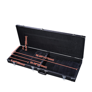 Étui rigide de luxe pour <span class=keywords><strong>guitare</strong></span> électrique, étui rectangulaire en bois avec doublure en tissu peluche pour guitares de style ST TL, vente en gros - Product Image 1
