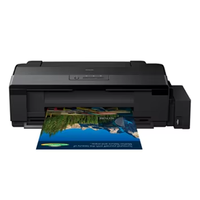 Imprimante Jet d'Encre Numérique Éco-Solvant Format A3 pour Epson L1800, Réservoir d'Encre Photo 6 Couleurs avec Performances de Couleur Élevées, 95% Neuve