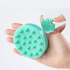 Nuevo cepillo de masaje de cuero cabelludo de silicona suave, cepillo de cabeza para rascar, alivio de la caspa, crecimiento del cabello, masajeador de cuero cabelludo, champú, masajeador de cabeza - Product Image 2