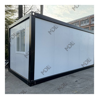 2 Story – maison de vacances modulaire d'urgence, maison de ville, Casa, conteneur Van, toilettes de 20 pieds avec boîtier de personnel de douche