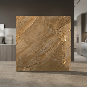 Dyna Azul Nano Polished Porcelain Floor Tiles 600x600mm Glossy GVT Marble Look - Product Image 5