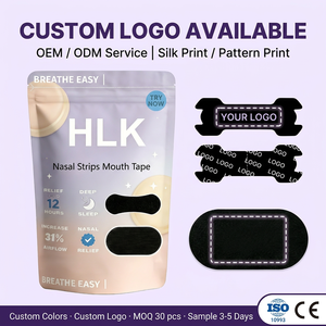 Tiras Nasales y Cinta Bucal <span class=keywords><strong>sin</strong></span> Látex con Aroma Personalizado HLK, Combo para Dormir <span class=keywords><strong>sin</strong></span> Roncar y Respirar por la Nariz - Product Image 5