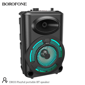 <span class=keywords><strong>Borofone</strong></span> OEM DR03ไฟสีพกพาขี้เล่น BT ลำโพงลอยไร้สาย - Product Image 2