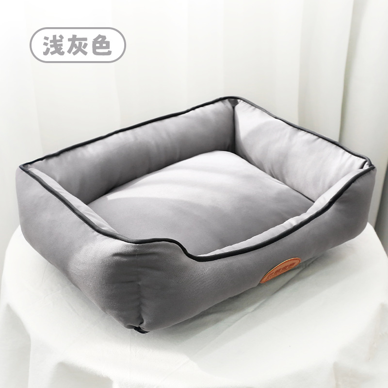 Light gray European and American style edging long nest