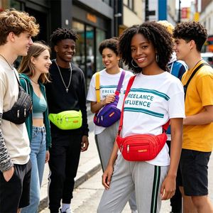 Riñonera Deportiva Personalizada, Resistente al Agua, para Uso en Exteriores, Bolsa de Cintura para Actividades al Aire Libre - Product Image 2