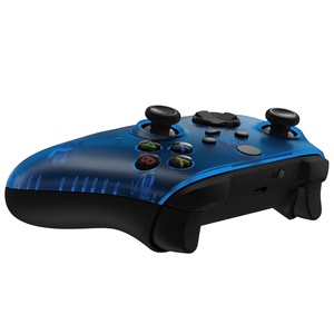 Coque de remplacement personnalisée EXtremeRate Clear Blue pour la face avant des manettes Xbox Series X & S - Product Image 5