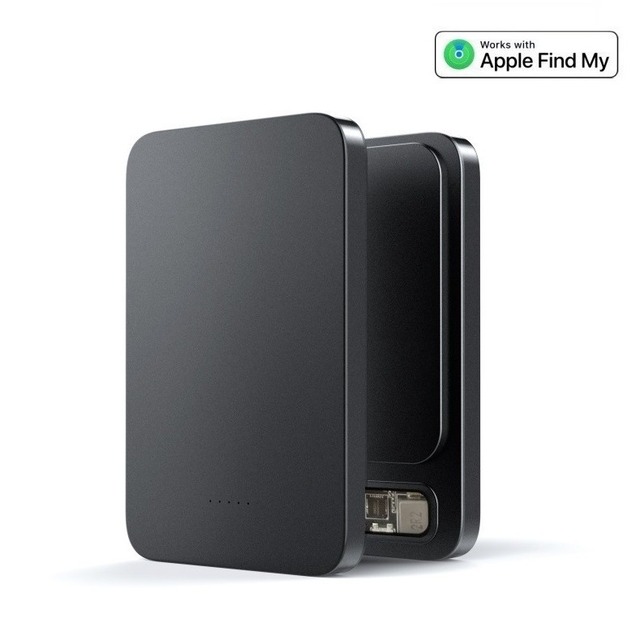 Magnetic Aluminum Alloy USB Power Bank Air Tag for iPhone for Find My Locator Custom