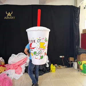 Disfraz Inflable de Taza/Botella para Adultos, para Actividades Comerciales en Cafeterías, para Atraer Clientes - Product Image 2