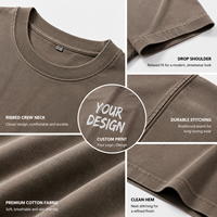 T-shirt unisexe personnalisé avec logo, nouveau style 2026, impression graphique de haute qualité, t-shirt surdimensionné en coton épais