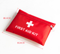 Vente directe d'usine, trousse de premiers soins certifiée CE ISO et sac de premiers soins en nylon, trousse de survie d'urgence portable pour l'extérieur