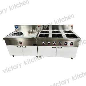 VICTORY Kwali Range Wok de acero inoxidable, estufa integrada, olla, equipo de catering, Serie de cocina para Cocina - Product Image 6