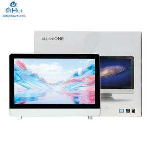 Qihui 23.6เดสก์ท็อปคอมพิวเตอร์แบบ all-in-One "FHD IPS DISPLAY 8GB หน่วยความจำ64GB ssdwifi Android AIO PC หน้าจอ capacitive