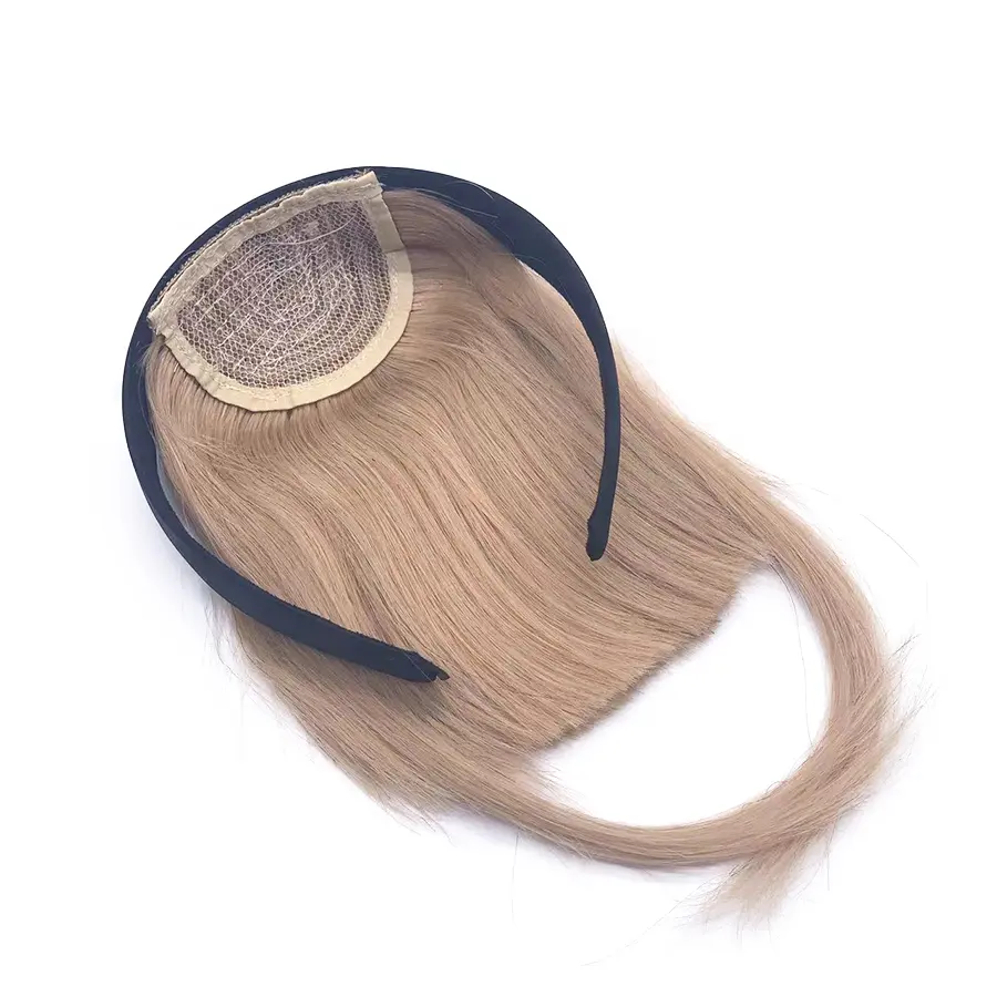 Wholesale Popular Headband Human Hair Fringe Bangs Real Hair for Women