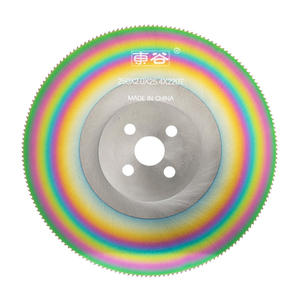 Lame de scie circulaire de découpe haute précision de qualité industrielle, soudée au laser, pressée à chaud, couleur or, en cobalt HSS M42 - Product Image 5