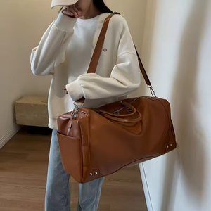 Sac de voyage pour femme, style professionnel, décoration en nœud, véritable peau de serpent, luxe FZKYBAG, fermeture éclair, petite capacité, bandoulière unique - Product Image 4