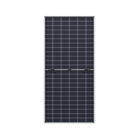 Panneaux solaires bifaciaux demi-cellules Solar Hi-MO9 LR7 72HYD 625-660W à 24,4 % d'efficacité, type N, avec cadre en alliage d'aluminium anodisé noir